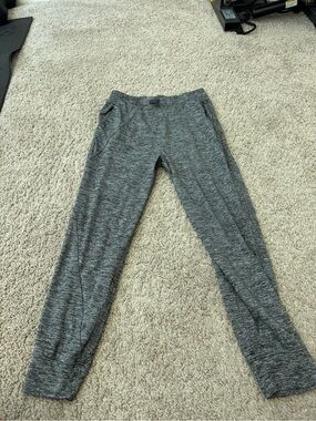 abercrombie kids Heather Gray Marled Joggers